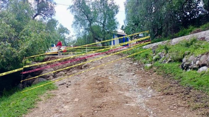 Restringen circulación en caminos de Tepetitlán por riesgo de deslaves
