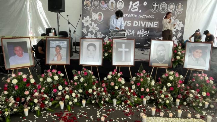 Conmemoran 18 años de tragedia del News Divine; reinstalan antimonumento