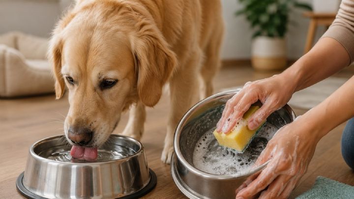 ¿Cada cuánto debes lavar el plato de agua de tu perro? El descuido que podría afectar su salud