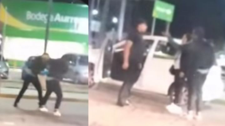 Reportan pelea callejera afuera de centro comercial en Zempoala