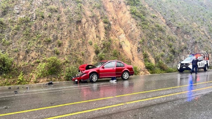 Caos en el Corredor de la Montaña: cinco accidentes este lunes de lluvia | FOTOS