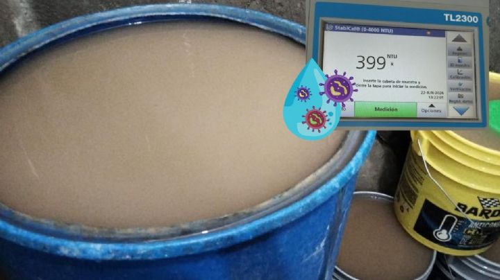 Turbiedad del agua en Papantla alcanza niveles insalubres; CAEV responde