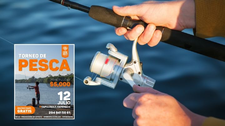 Torneo de Pesca en Catemaco con premio de 5 mil pesos: así te puedes registrar