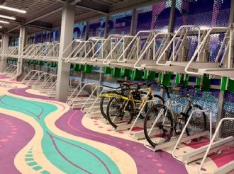 Tlalpan: biciestacionamiento recién construido sólo acepta ciclistas registrados