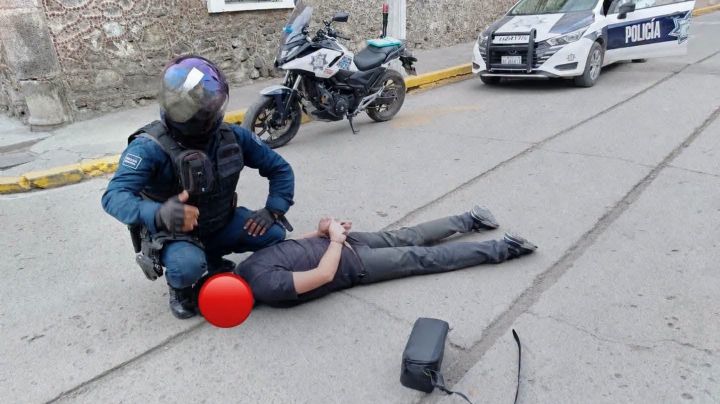 Otra vez en Tizayuca, agreden con arma blanca a policía municipal; logra detener a atacante