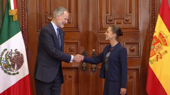 Reunión con el rey Felipe VI de España fue "buena y cordial", afirma Sheinbaum