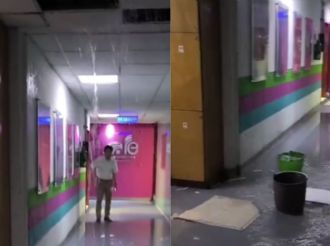 Así se inundó Radio Educación en la colonia Del Valle tras las fuertes lluvias en CDMX