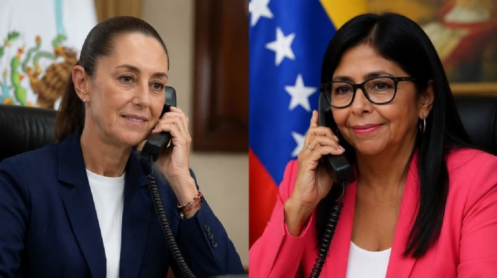 Sheinbaum sostiene llamada con Delcy Rodríguez y confirma ayuda humanitaria para Venezuela