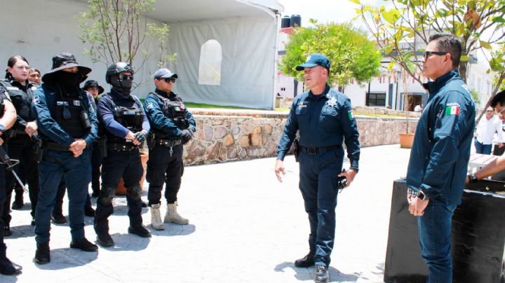 Refuerzan patrullajes en Mineral de la Reforma con drones y K9