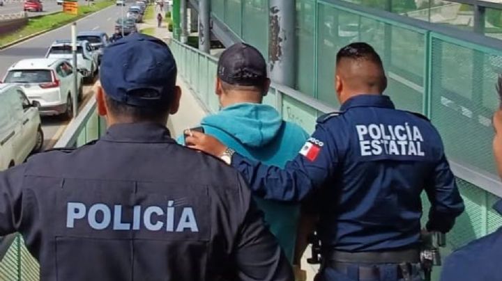 Autoridades rescatan a hombre tras intervención en puente del bulevar Felipe Ángeles