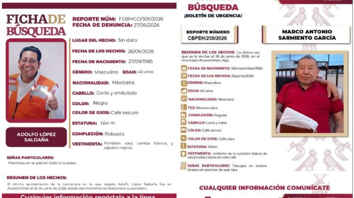 Hallan camionetas, pero no a dos trabajadores de CFE desaparecidos