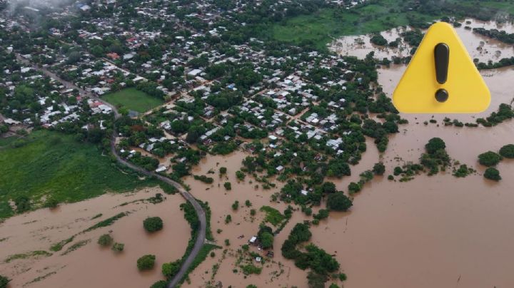 Fuertes lluvias causan inundación en Isla, al sur de Veracruz