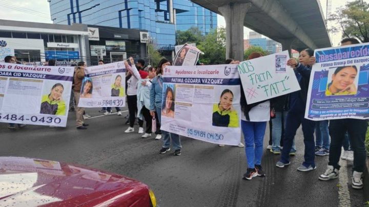Bloquean Periférico por Fátima Ozoara Cid, desaparecida al salir del trabajo