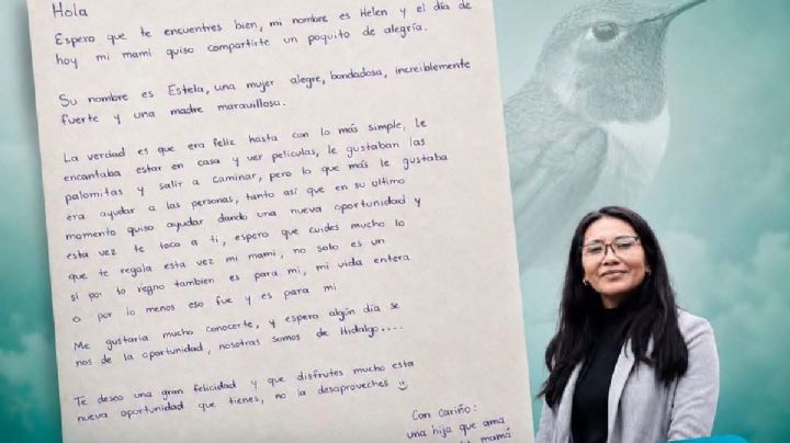 "No desaproveches la nueva oportunidad": el mensaje de una hija a paciente que recibió órganos de su mamá