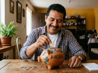 ¿Cuánto dinero podrías juntar si guardas 10 pesos todos los días?