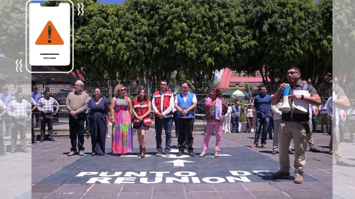Participa Congreso de Veracruz en simulacro nacional de sismo