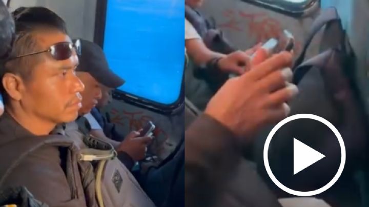 Acusan a hombre de grabar bajo la falda de jóven en camión de Xalapa (Video)