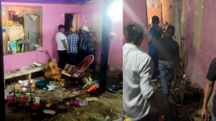 Explota tanque de gas en fiesta patronal de Los Trapiches, Misantla; hay 23 lesionados