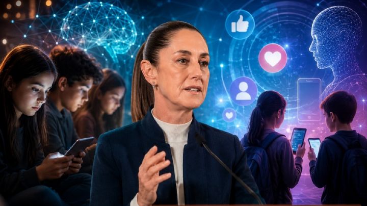 Sheinbaum abrirá debate sobre el uso de IA y redes sociales en niños y jóvenes