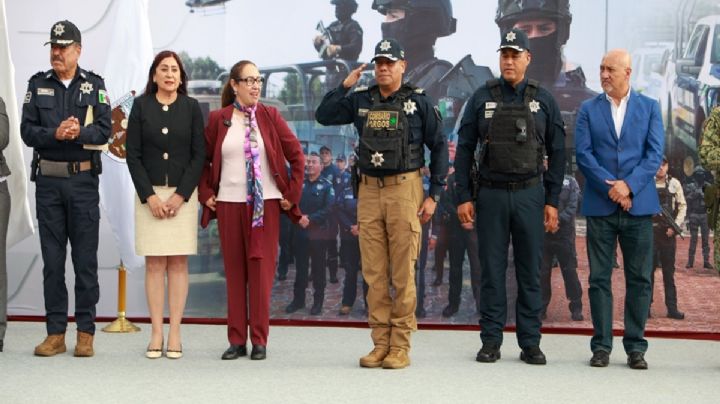Con apoyo de Marina, Azucena Cisneros encabeza el operativo intermunicipal con Tecámac.