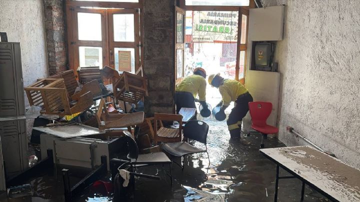 48 horas después del diluvio, Puebla sigue con limpieza en Centro Histórico