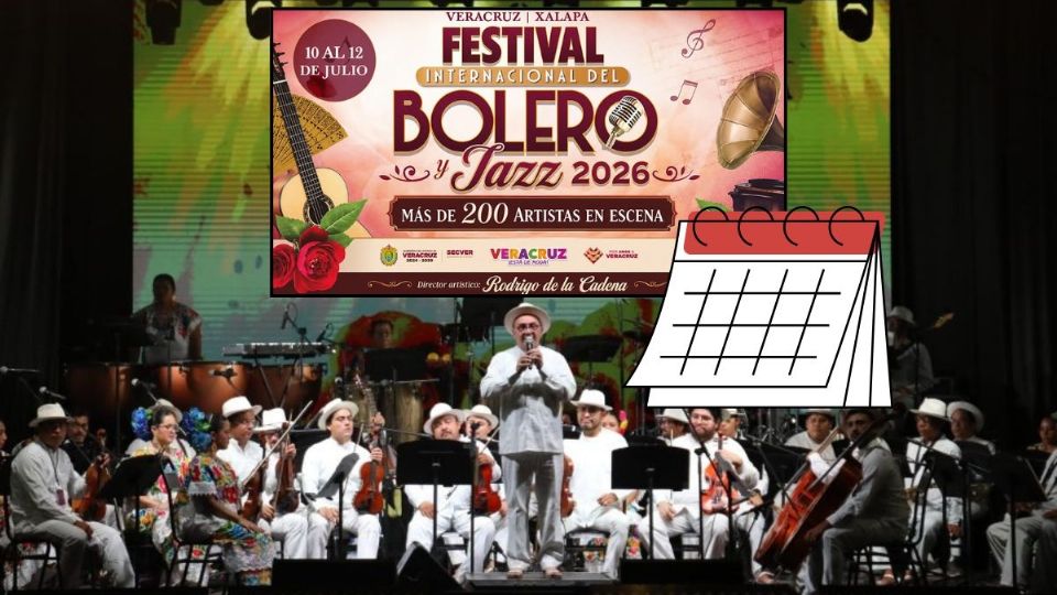 Festival Internacional del Bolero y el Jazz 2026: Esta es la cartelera de presentaciones en Xalapa y Veracruz