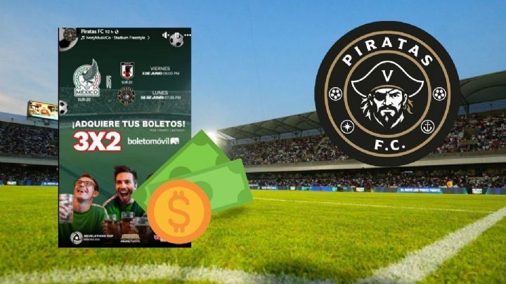 Venden al 3x2 boletos para debut de Piratas FC de Veracruz