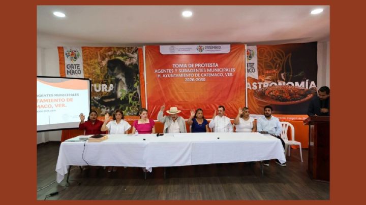 Rinden protesta agentes y subagentes municipales de Catemaco para el periodo 2026–2030
