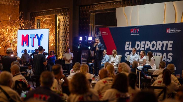 Consigue Monterrey primer lugar en la Olimpiada Estatal del Adulto Mayor, reconoce Adrián de la Garza a atletas