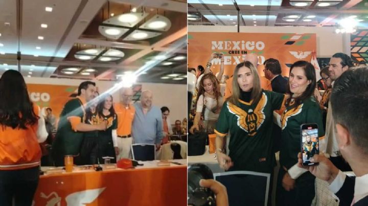 24/7 en la grilla partidista, Alejandra acude a evento político de Máynez en CDMX en horario laboral