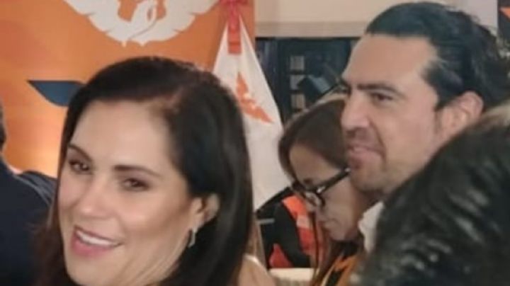 Reaparece el esposo de Alejandra Gutiérrez en evento de MC; ¿qué no estaban divorciados?