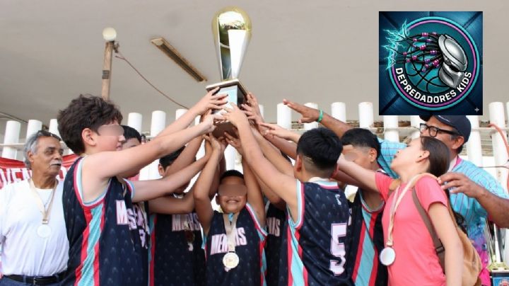 Equipo infantil de basquetbol Depredadores busca apoyo para representar a Veracruz