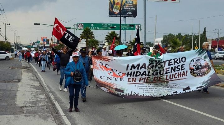 “No rodará el balón”: CNTE Hidalgo escala protestas por pensiones y reforma del ISSSTE