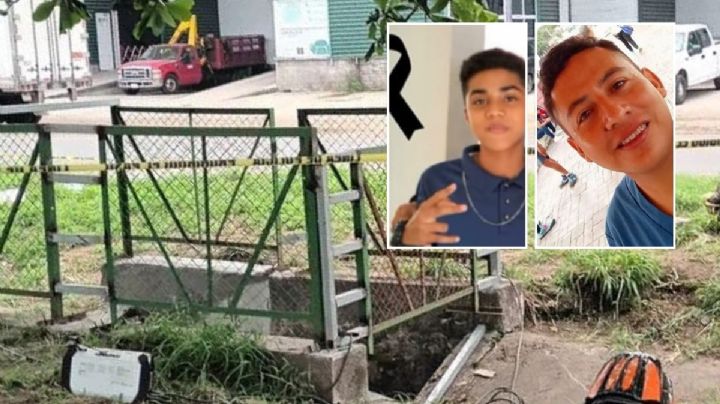 Tras muerte de padre e hijo colocan rejas en tragatormentas de Tejería, Veracruz