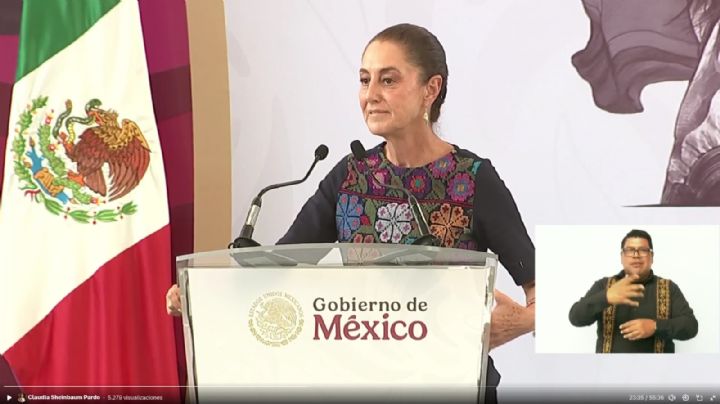 Sheinbaum entrega obra contra inundaciones en Veracruz y defiende programas para jóvenes