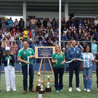 Estrena Huixquilucan segunda etapa de la unidad deportiva “El Plan”