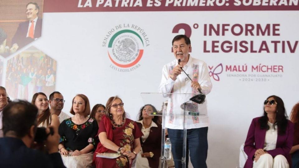 Gerardo Fernández Noroña dijo que mientras el pueblo respalde a la 4T la oposición les hace lo que el viento a Juárez.