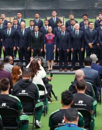 Foto descriptiva de: Sheinbaum encomienda a la selección que inspire a mexicanos