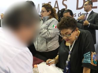 Colectivos de búsqueda reconocen reunión con Ernestina Godoy