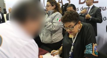 Colectivos de búsqueda reconocen reunión con Ernestina Godoy