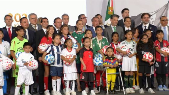 Sheinbaum y equipos de Liga MX lanzan plan para formar talento rumbo a la Selección Mexicana
