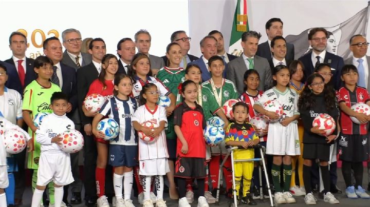 Sheinbaum y equipos de Liga MX lanzan plan para formar talento rumbo a la Selección Mexicana