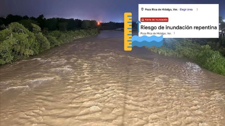 ¿Te llegó? Esto significa la alerta de inundación de Google en municipios de Veracruz