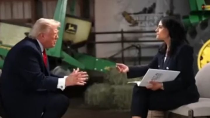 Video: así abandonó Trump entrevista de la NBC y tildó de “estúpida” a periodista