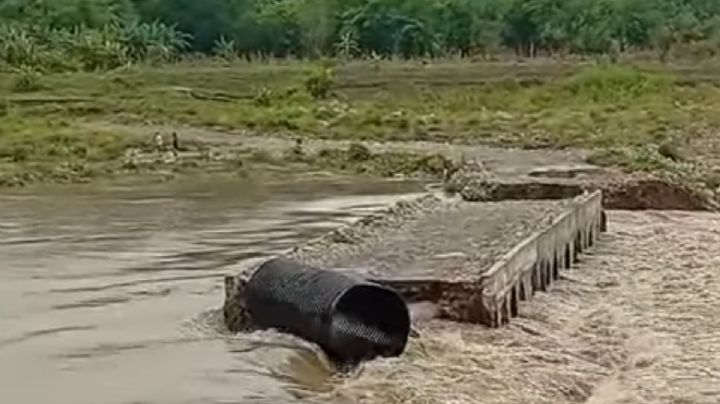 Comunidades de Huautla quedaron incuminicadas por creciente del río Calabozo
