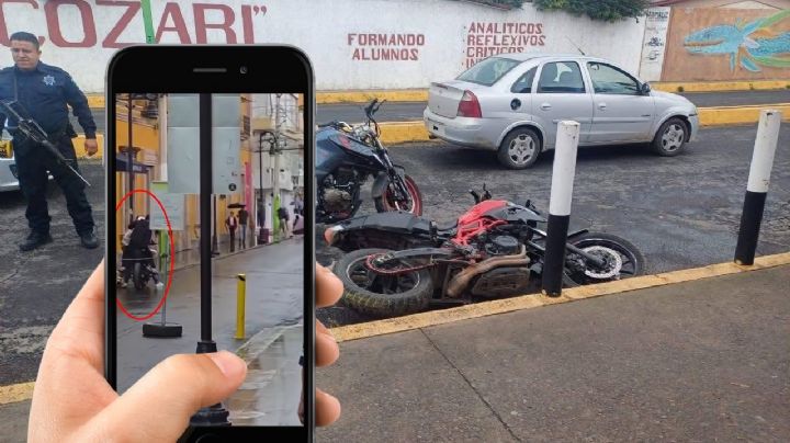 Motoladrones asaltan joyería en pleno centro de Tulancingo; tres son detenidos | VIDEO