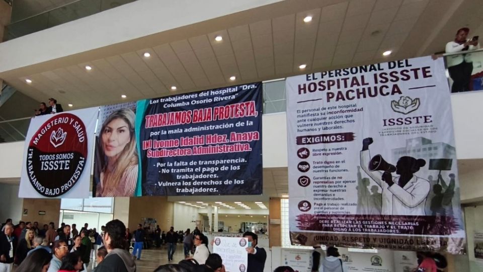 Los trabajadores dejarán las mantas hasta la baja definitiva de la administradora Ivonne Idalid Hernández
