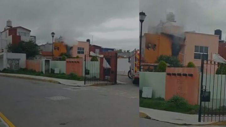 Incendio en casa de Paseos de Chavarría moviliza a bomberos | VIDEO