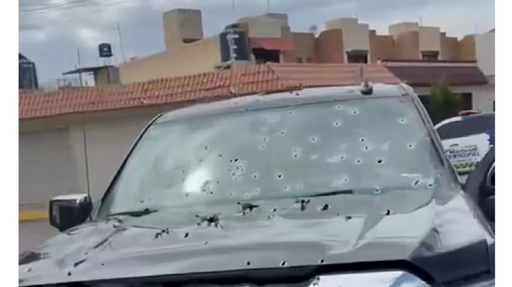 Agujeran 108 balazos la camioneta de Diego Estefanía