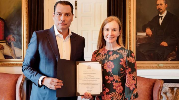 Reconoce Estados Unidos colaboración de alcalde sanmiguelense con la comunidad internacional